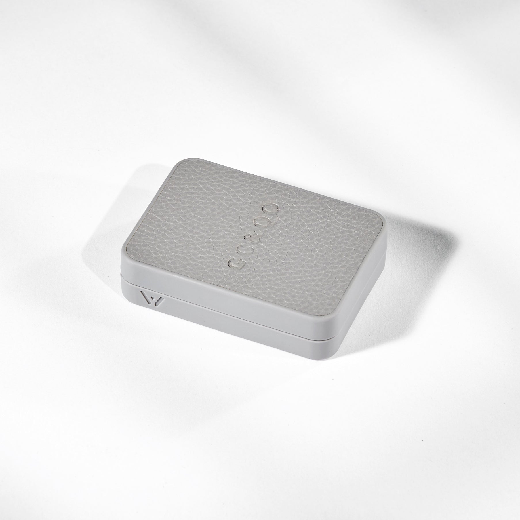 Grey Italian Leather Engagement Box