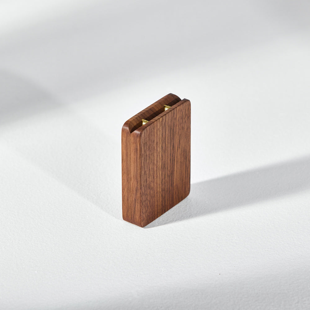Walnut Stud Earring Box