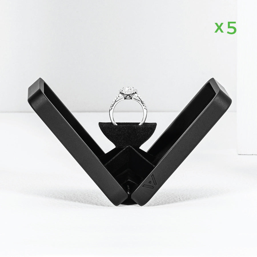 belladora-ring-boxes Wholesale Genuine Leather Engagement Box Wholesale