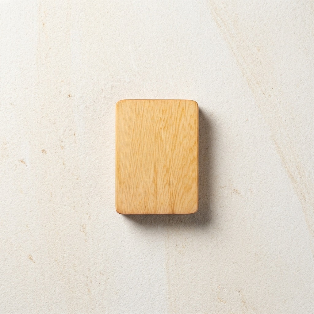 Huon Pine Rectangle Ring Box Beige
