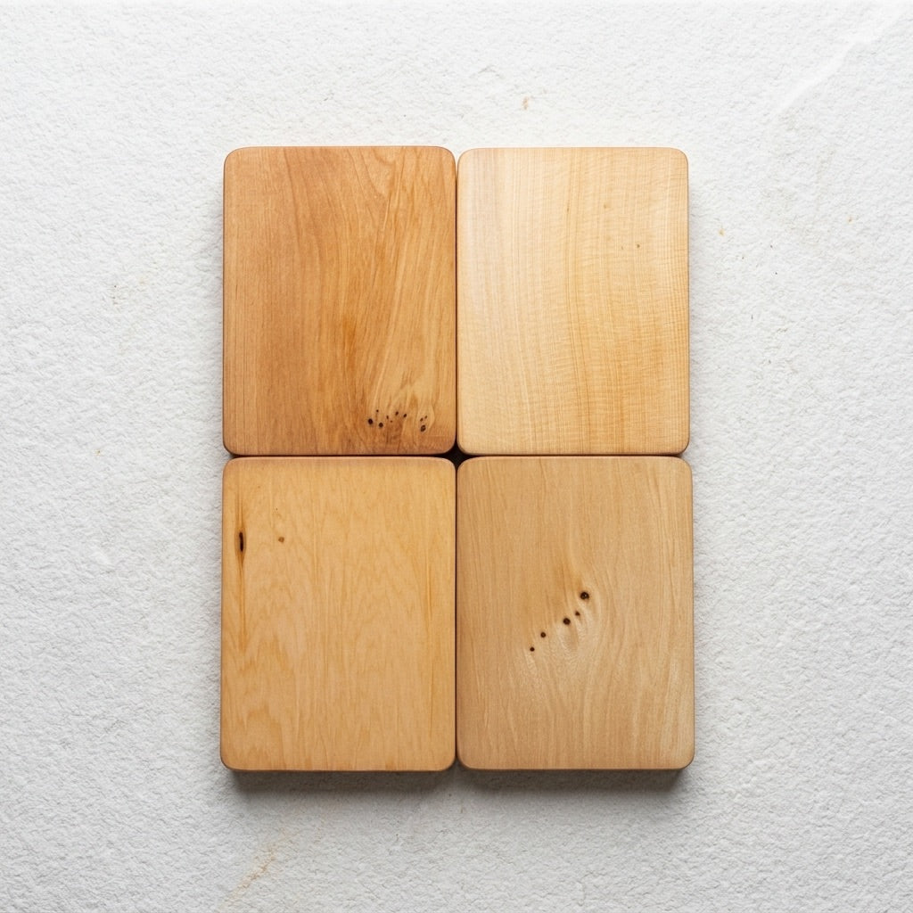 Huon Pine Rectangle Ring Box Beige