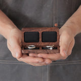 belladora-ring-boxes Walnut Wedding Ring Box Wedding