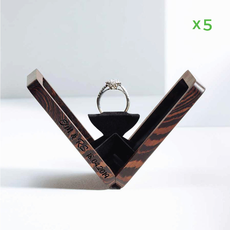 belladora-ring-boxes Wholesale Wenge Engagement Box Wholesale