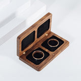 belladora-ring-boxes Walnut Wedding Ring Box Wedding