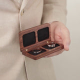 Walnut Wedding Ring Box