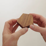 Walnut Engagement Ring Box